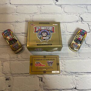 Rare Vintage 1998 Nascar 50th Anniversary Commemorative Gold Set